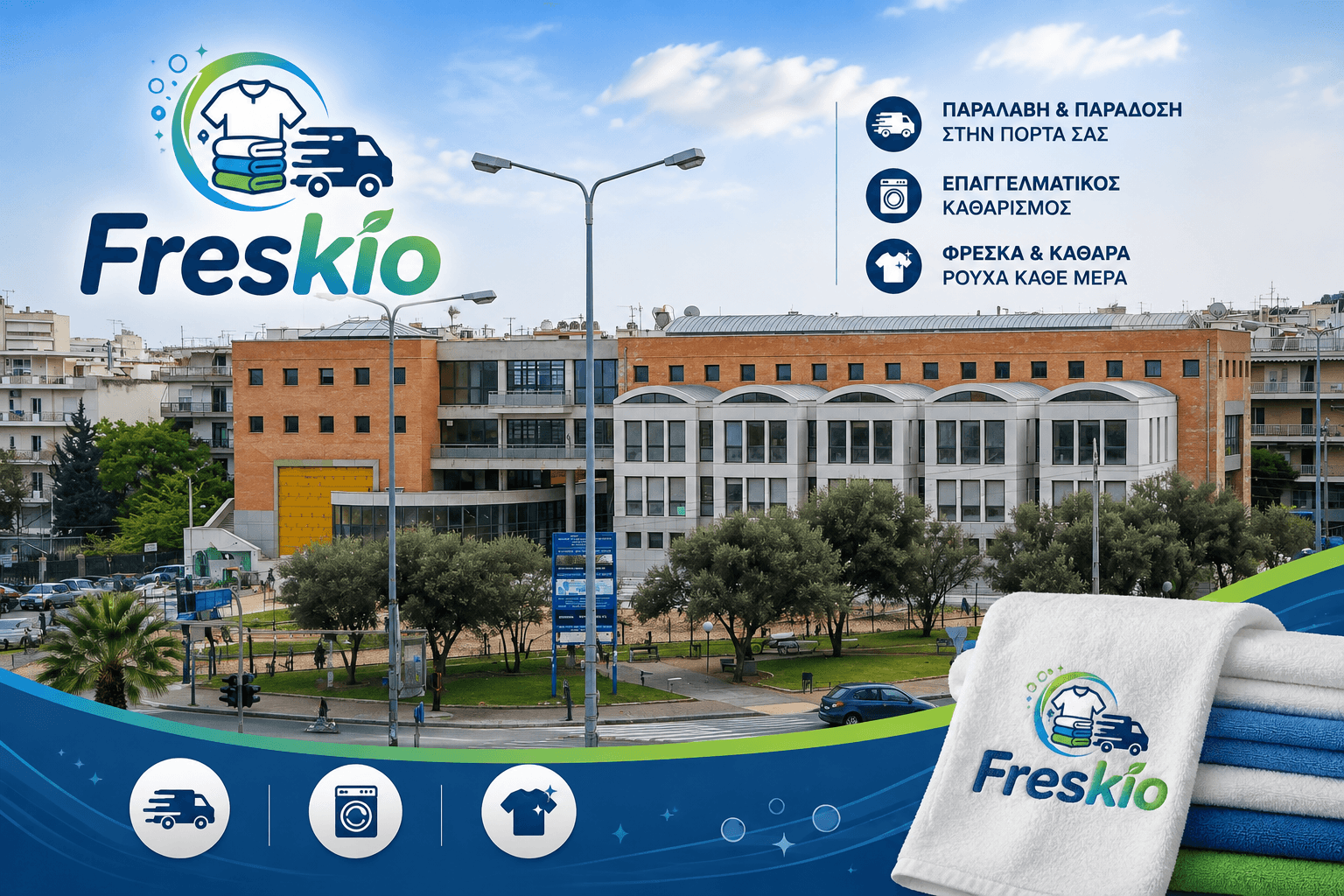 Καθαριστήριο Ρούχων στο Χαϊδάρι με Παραλαβή & Παράδοση - Freskio